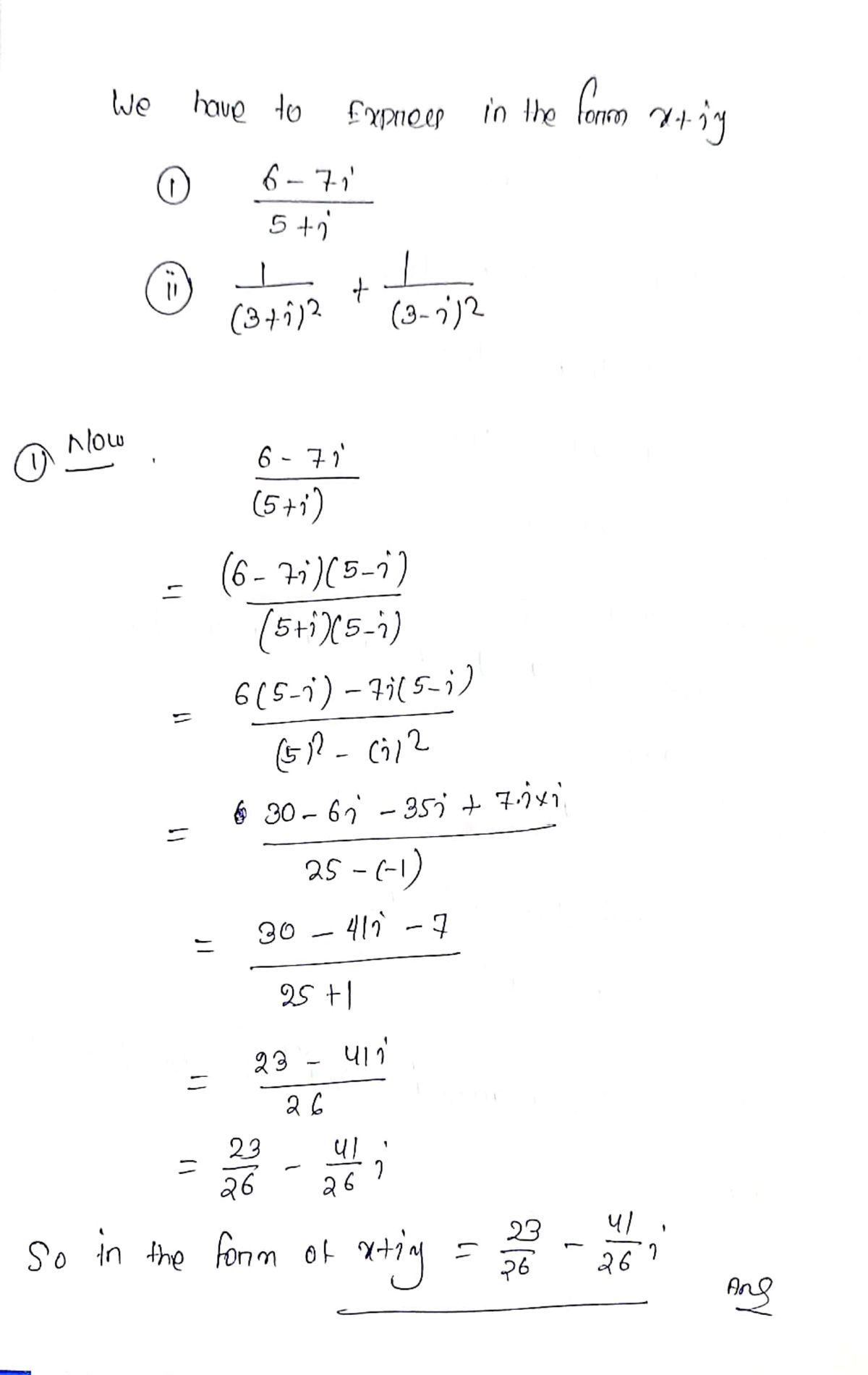 Advanced Math homework question answer, step 1, image 1